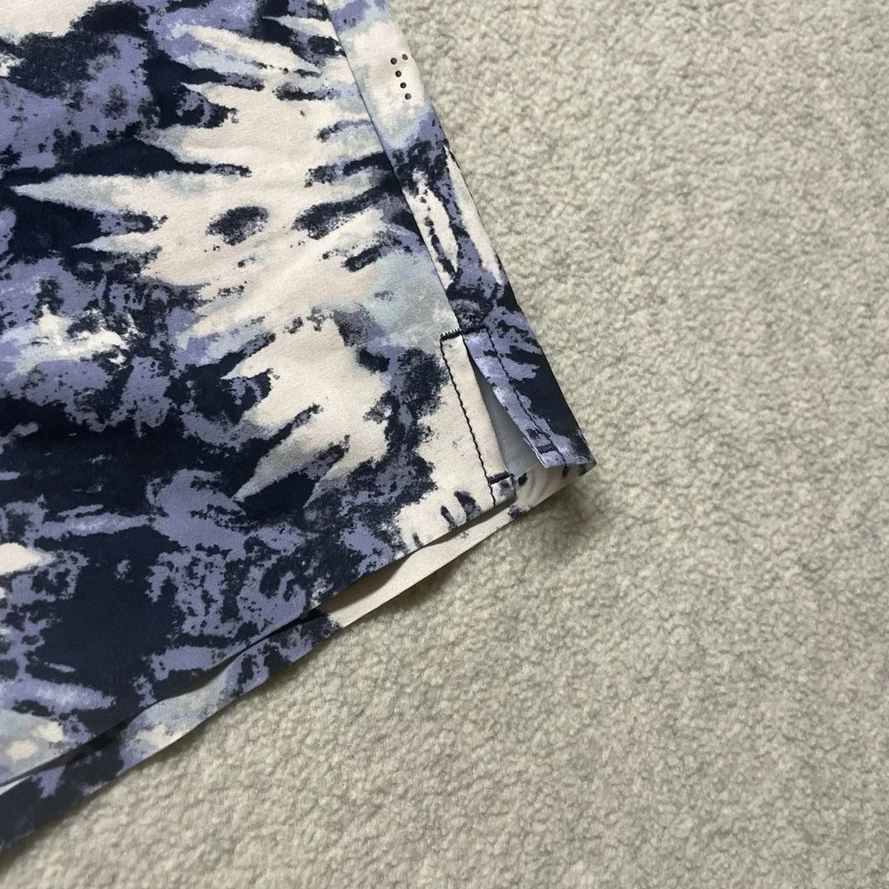 BYLT Premium Basics Men's Coastal Board Shorts Blue Tie Dye Swim Trunks Size XL